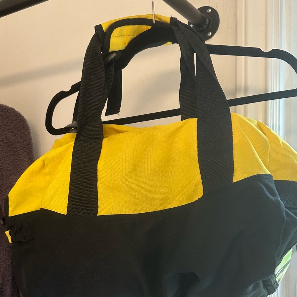 Yellow & Black Gym Bag - Duffle Bag